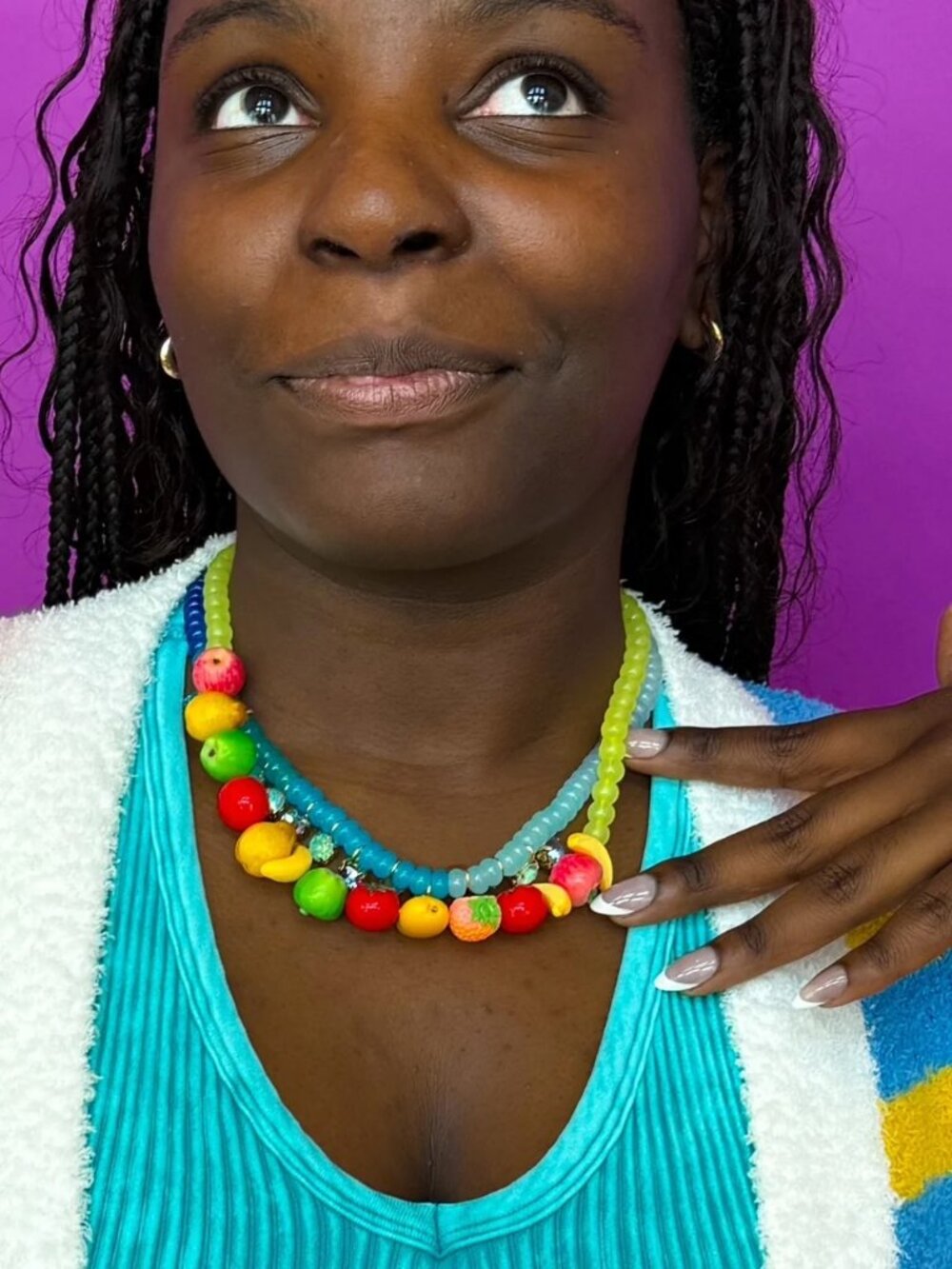 Fruit Beaded Necklace